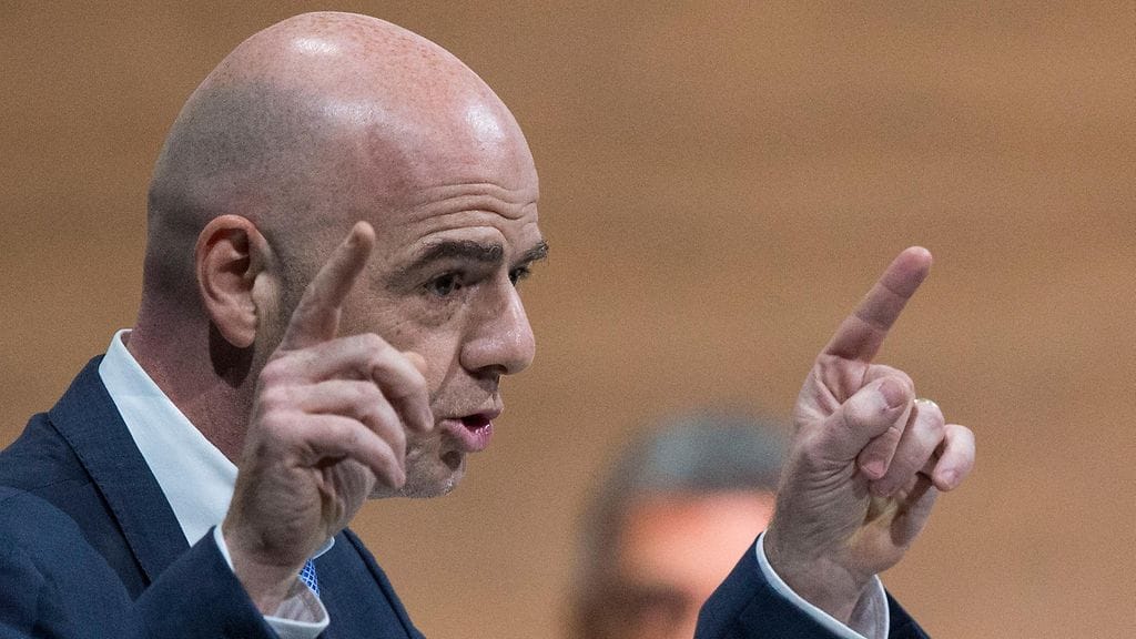 Gianni Infantino on Fifan uusi puheenjohtaja.