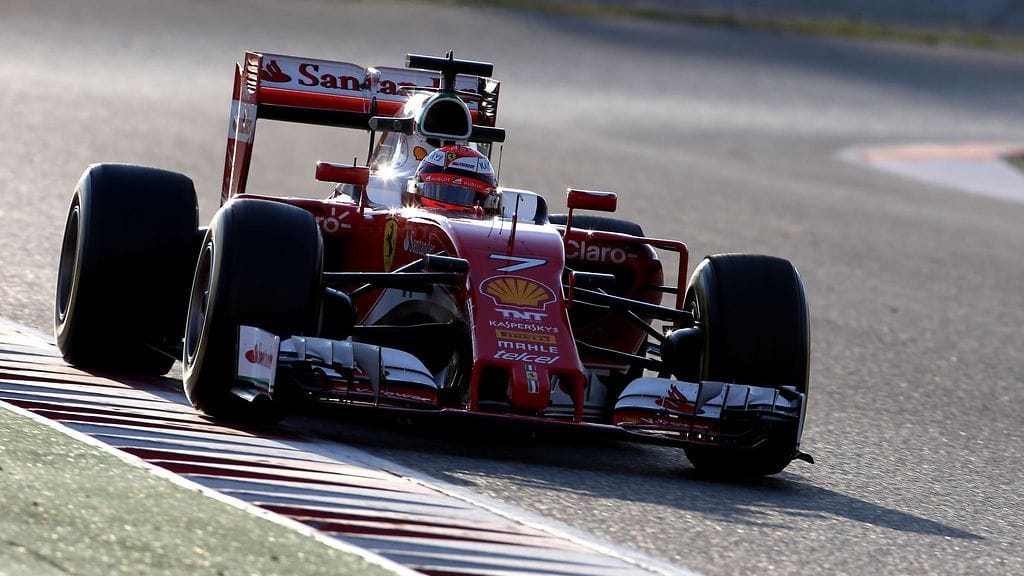 Kimi Räikkönen Barcelonassa