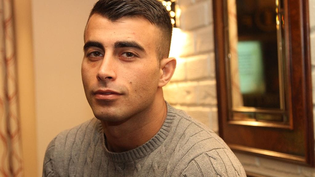 Vapaaottelija Makwan Amirkhani marraskuussa 2015 Helsingissä.