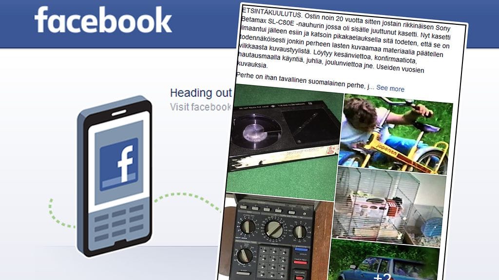 Tunnistaako joku itseään tai tuttaviaan? Vanhalle kotivideolle kaipaillaan omistajaa.