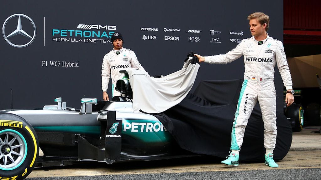 Lewis Hamilton ja Nico Rosberg