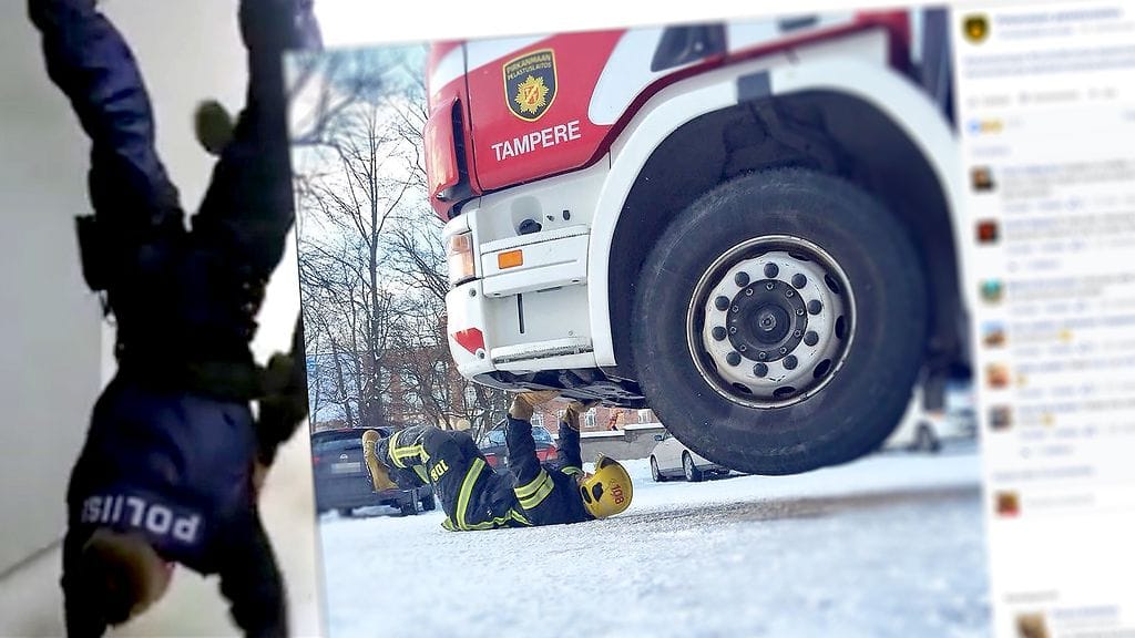 Pirkanmaan pelastuslaitos näyttää mallia vähän kovemmasta taukojumpasta.