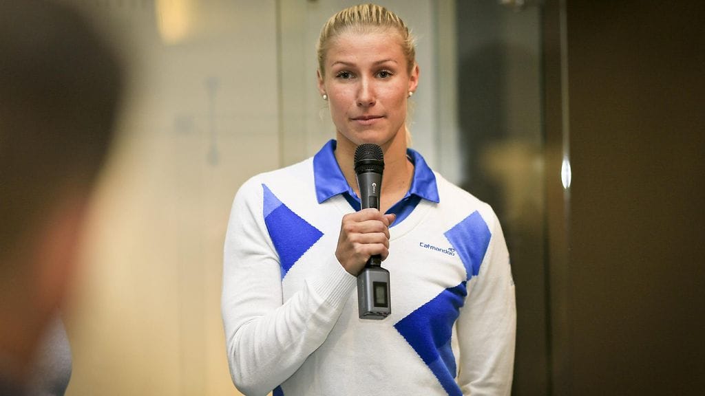 Hanna-Maria Seppälä vuonna 2014.