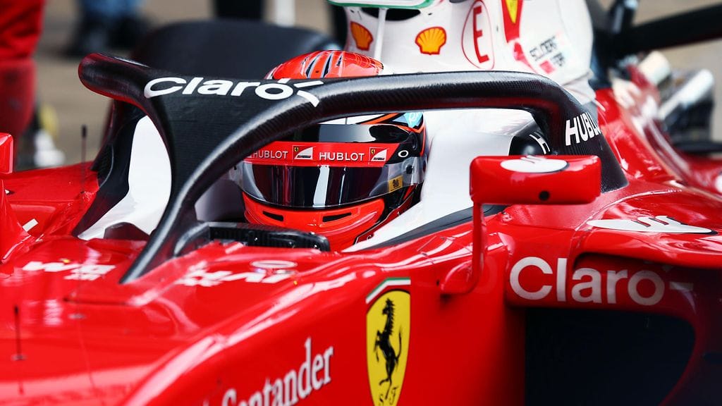 Kimi Räikkönen ja halo