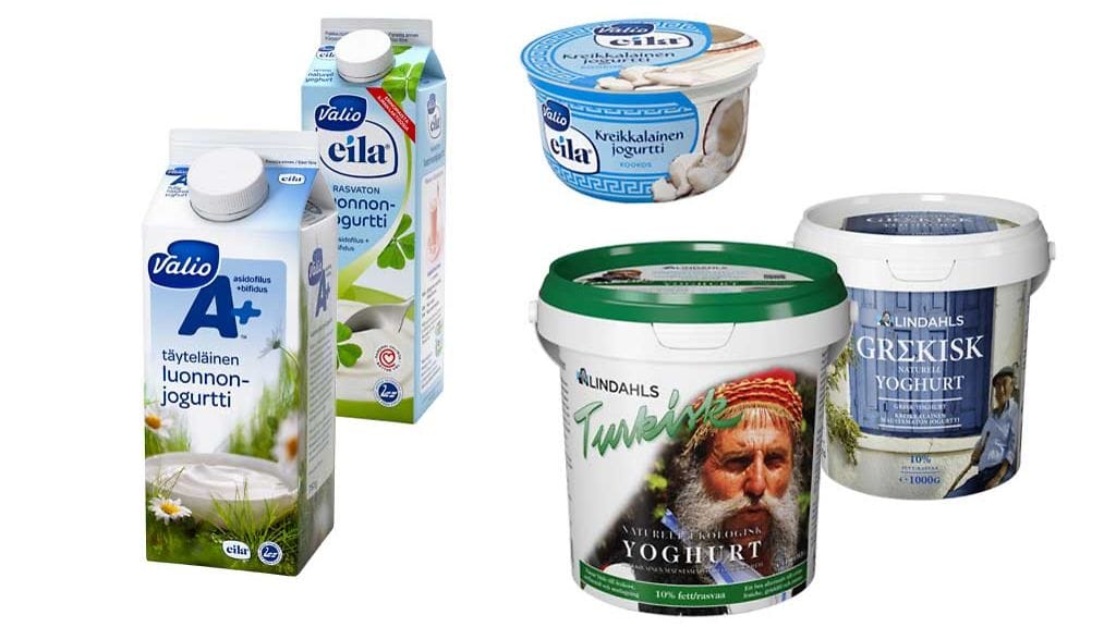 Maustamattomien jogurttien makuerot saadaan aikaan hapatteen, rasvapitoisuuden ja proteiinin määrän avulla.