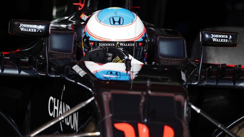 Fernando Alonso Barcelonan testeissä torstaina.