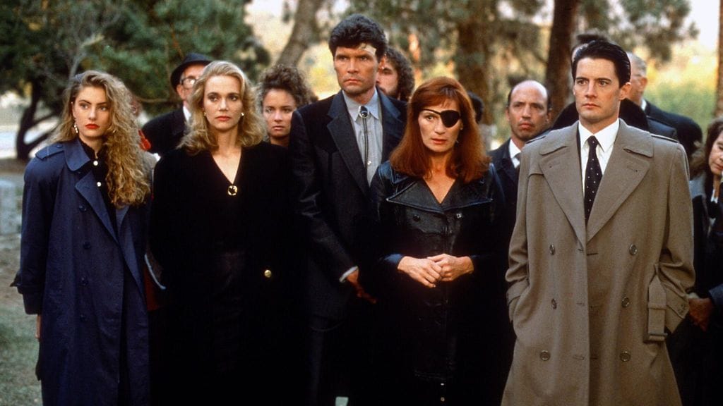 Twin Peaksin tähtikaartia vuonna 1990.