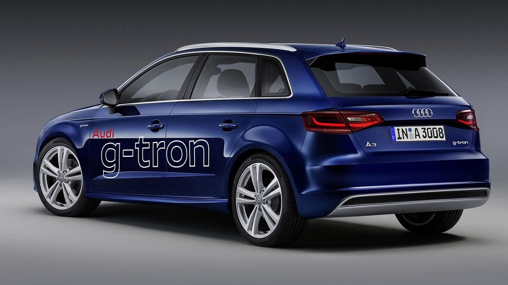 Audi A3 g-tron julkistettiin vuonna 2014.