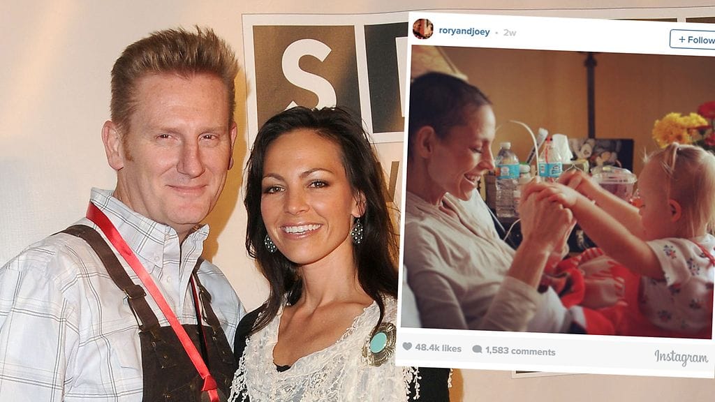 Rory ja Joey Feek. Pieni kuva yhtyeen Instagramista.