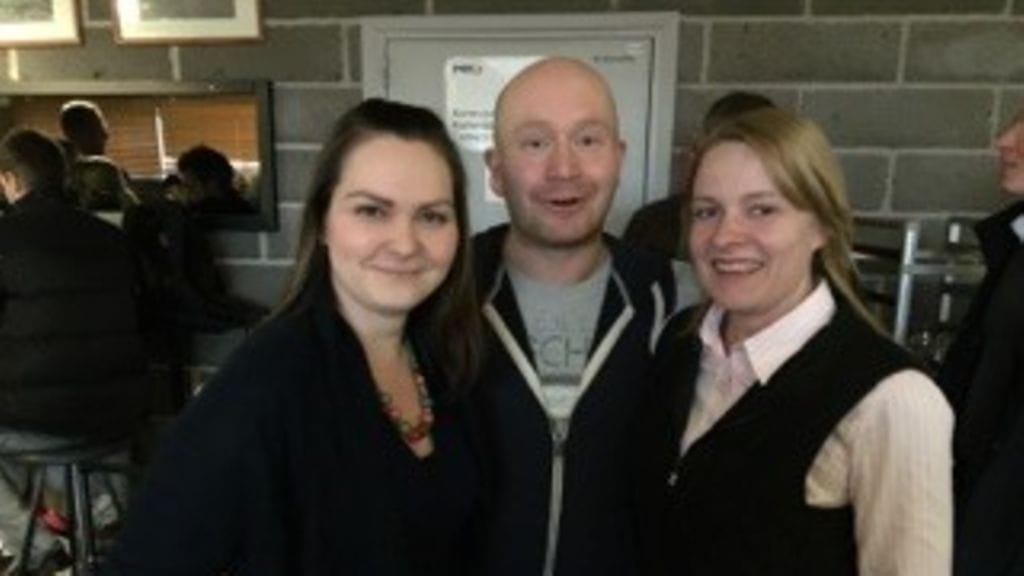 Sanna, Janne ja Kirsi odottavat jo innolla risteilyn alkua