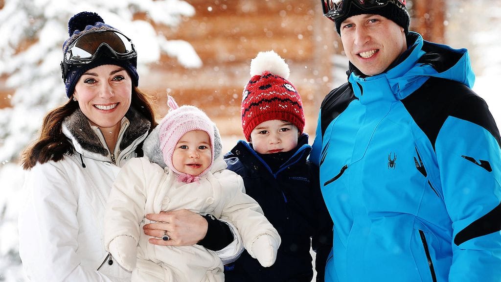 Catherine, Charlotte, George ja William 7.3.2016