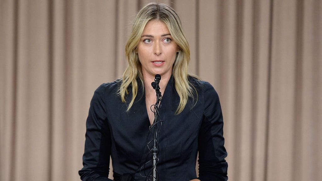 Maria Sharapova maanantaina Los Angelesissa.
