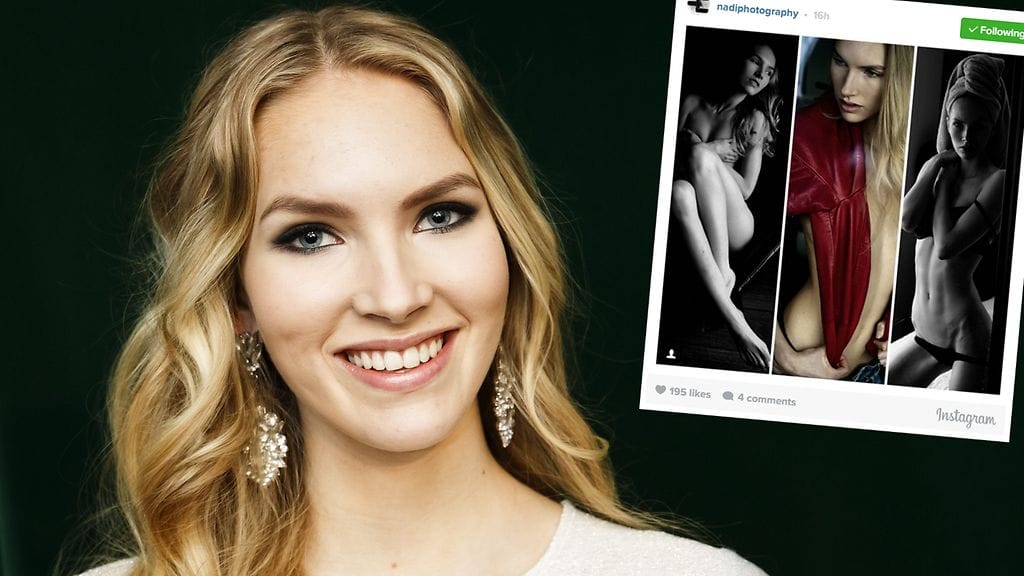 Eveliina Lehtisalo. Pieni kuva valokuvaaja Nadi Hammoudan Instagramista.
