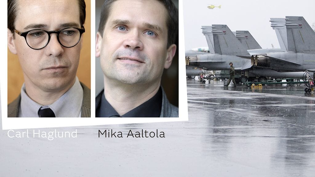 "Mielestäni kyseinen tutkija ei ole ihan perehtynyt tämän harjoitusmuodon taustoihin" entinen puolustusministeri Carl Haglund lausuu Ulkopoliittisen instituutin globaalin turvallisuuden ohjelmajohtajasta Mika Aaltolasta.