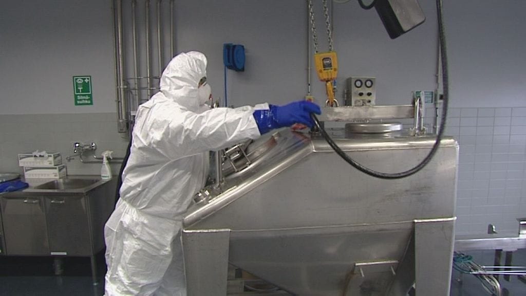 Lääkeaineiden vaikuttavia aineita valmistava Fermion Oy, Hanko.