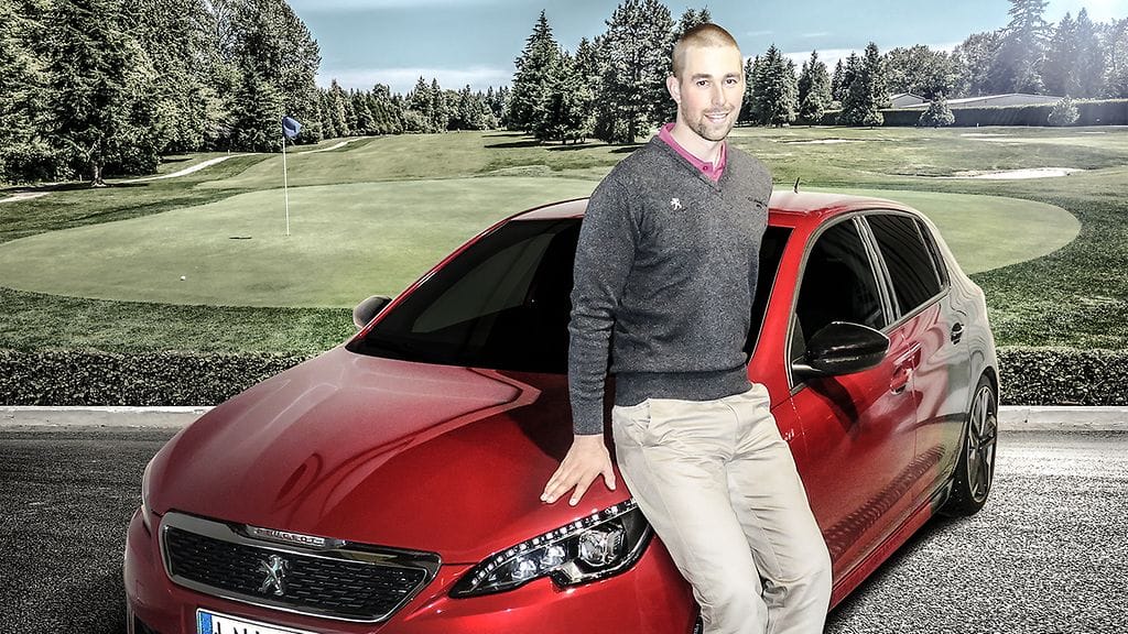 Teemu Bakker ja Peugeot 208.
