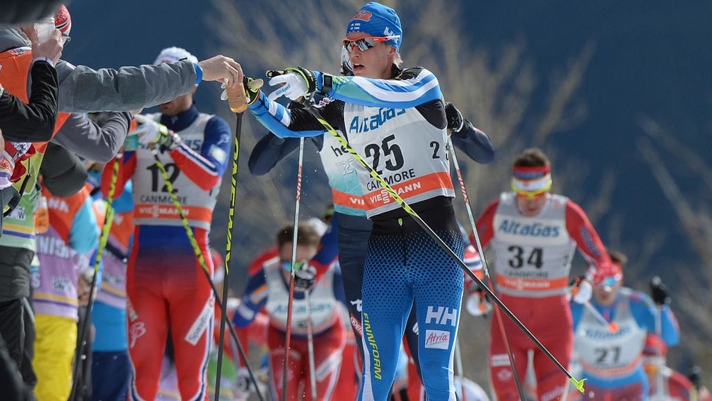 Matti Heikkinen sijoittui kolmanneksi keskiviikkona hiihdetyssä yhdistelmäkilpailussa.