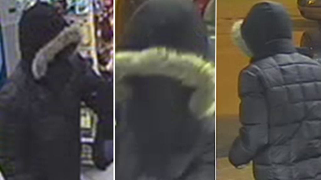 Poliisi epäilee kuvissa näkyvää miestä R-kioskin ryöstöstä.