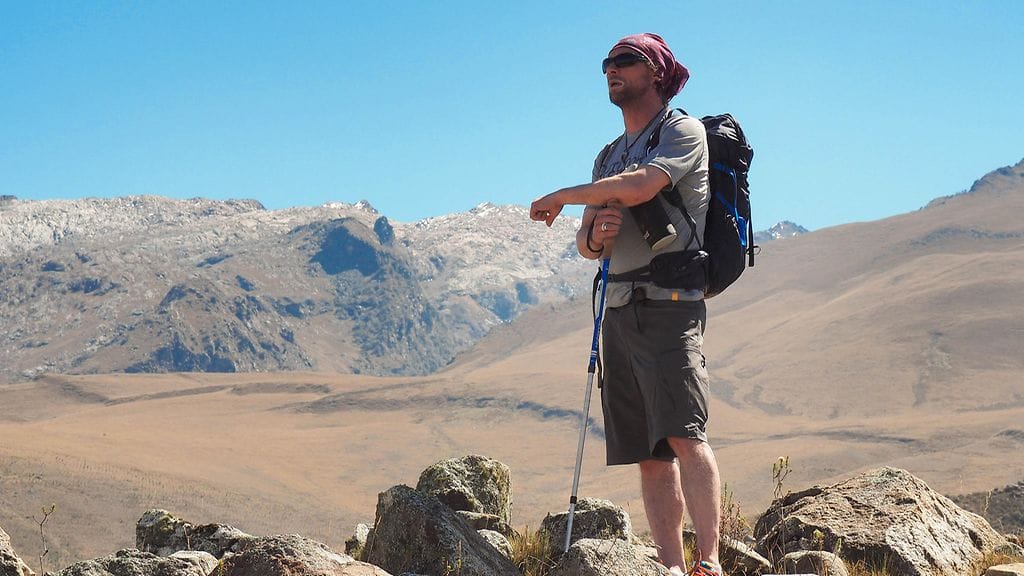 Huippujengin kiipeilijä Antti Reini.