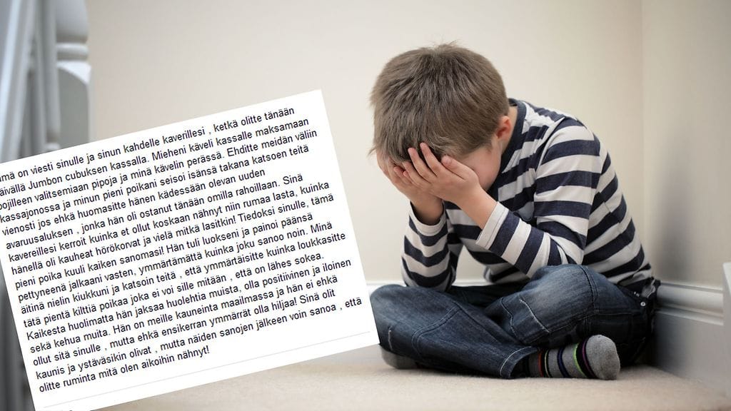 "En osaa sanoa, tajusivatko he pojan kuulleen kaiken", äiti miettii MTV Lifestylelle.