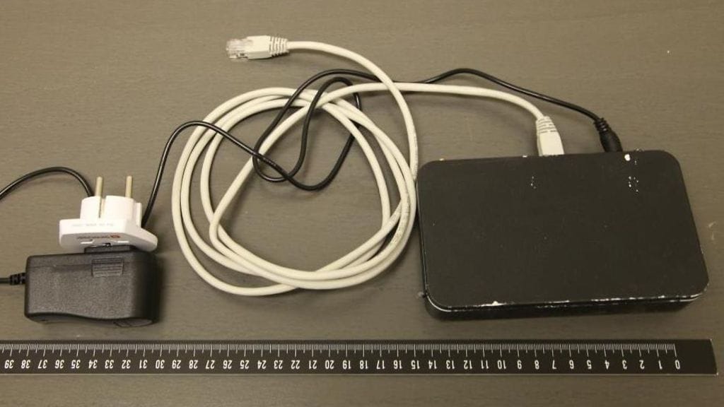 Hauhon ABC:n skimmauslaite, poliisi