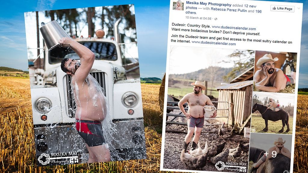 Brendon Williams poseeraa hieman erilaisissa kuvissa.