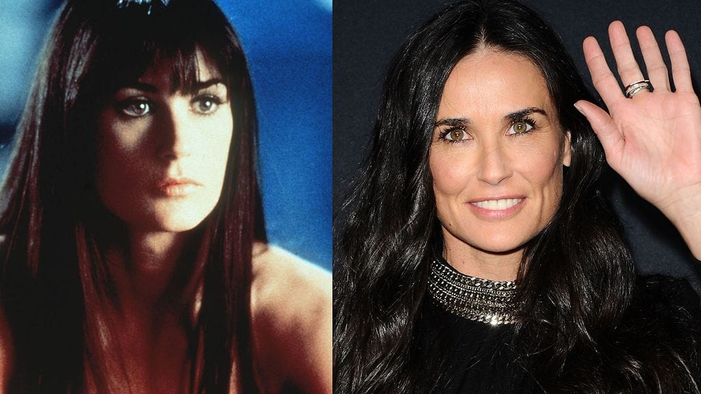 Demi Moore 1996 ja 2016