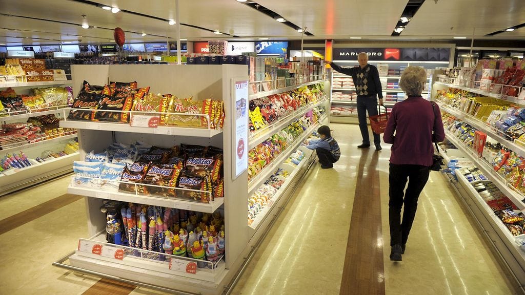 Fazerin karkit menevät kaupaksi myös risteilyaluksilla.