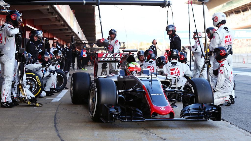 Esteban Gutierrez testeissä