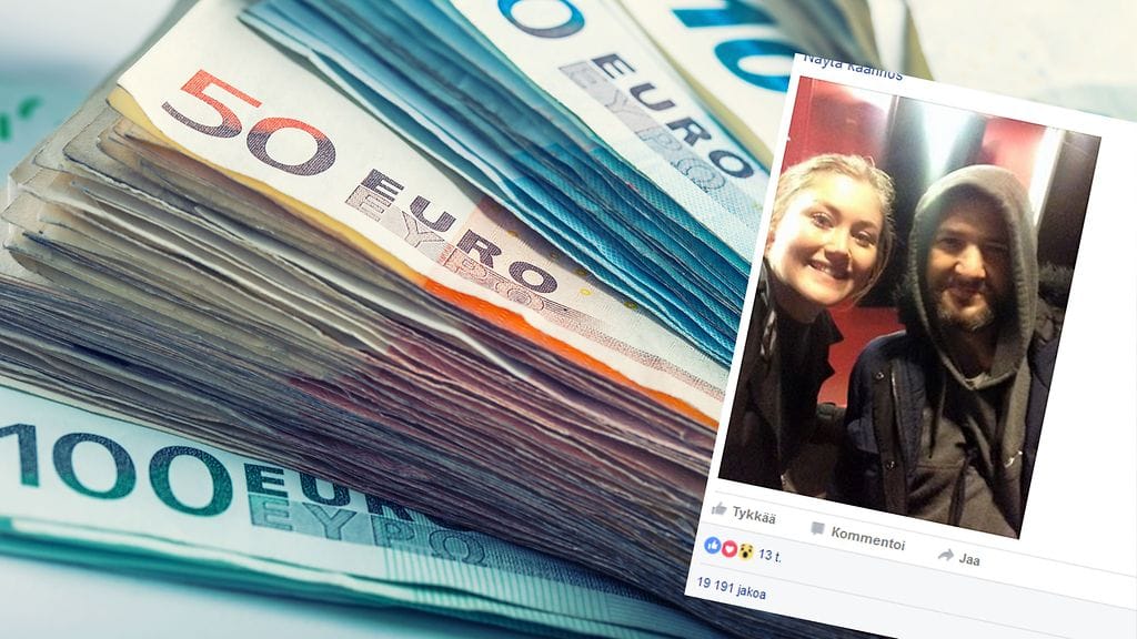 Brittinainen keräsi kodittomalle miehelle rahaa kiitoksena tämän avusta.