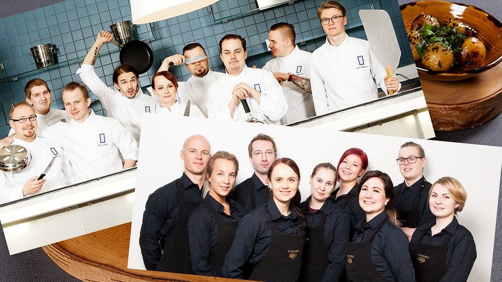 Kuvassa Vuoden Kokki ja Vuoden Tarjoilija 2016 -semifinalistit. Yheensä 20 semifinalistista finaaliin pääsi 10.