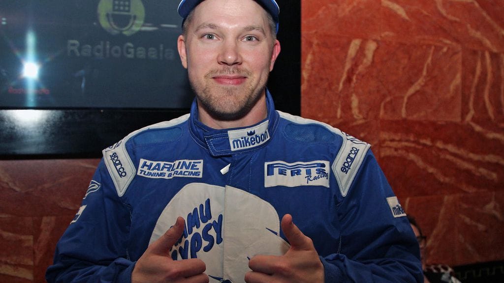 Juha Perälä RadioAwards-gaalassa 18. maaliskuuta 2016.