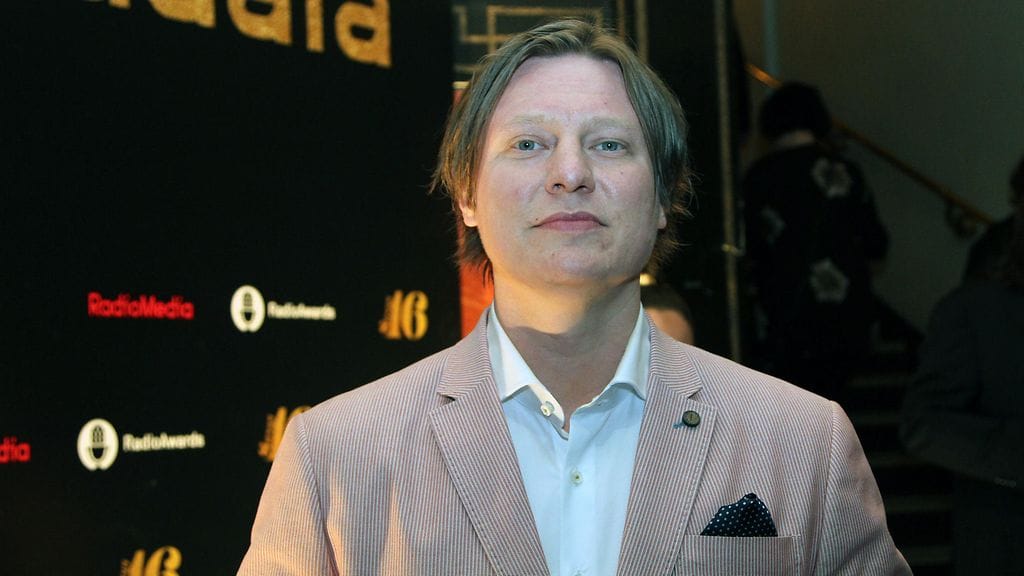 Jaajo Linnonmaa RadioAward-gaalassa 18. maaliskuuta 2016.