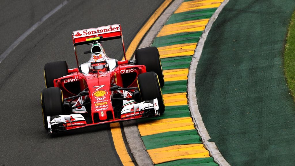 Kimi Räikkönen viime vuonna Australiassa.