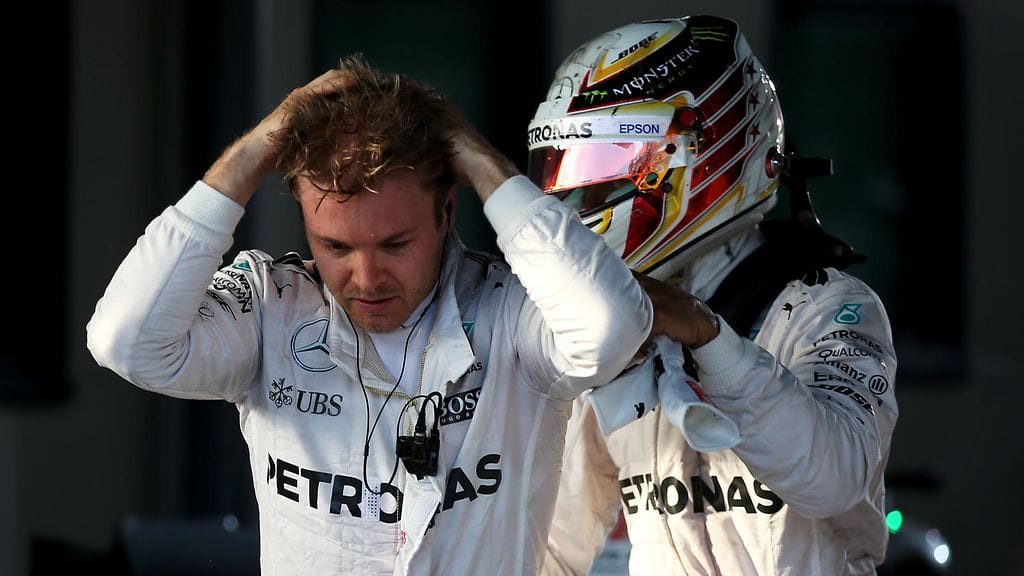 Nico Rosberg ja Lewis Hamilton