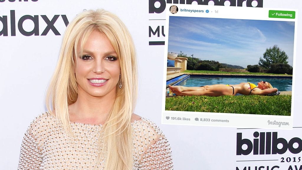 Britney Spears. Pieni kuva Spearsin Instagramista.
