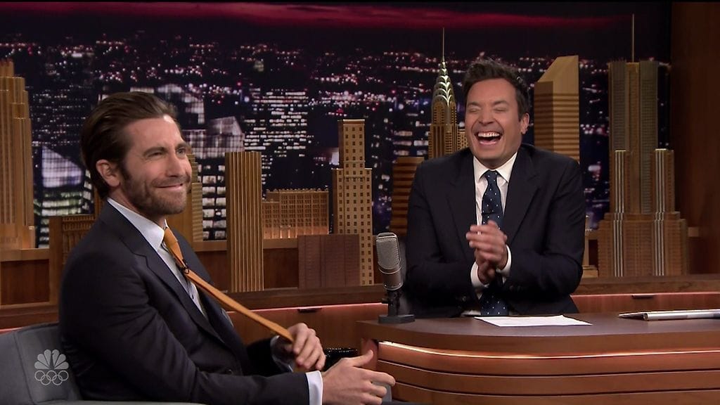 Jake Gyllenhaal Jimmy Fallonin vieraana 22.3.2016 3