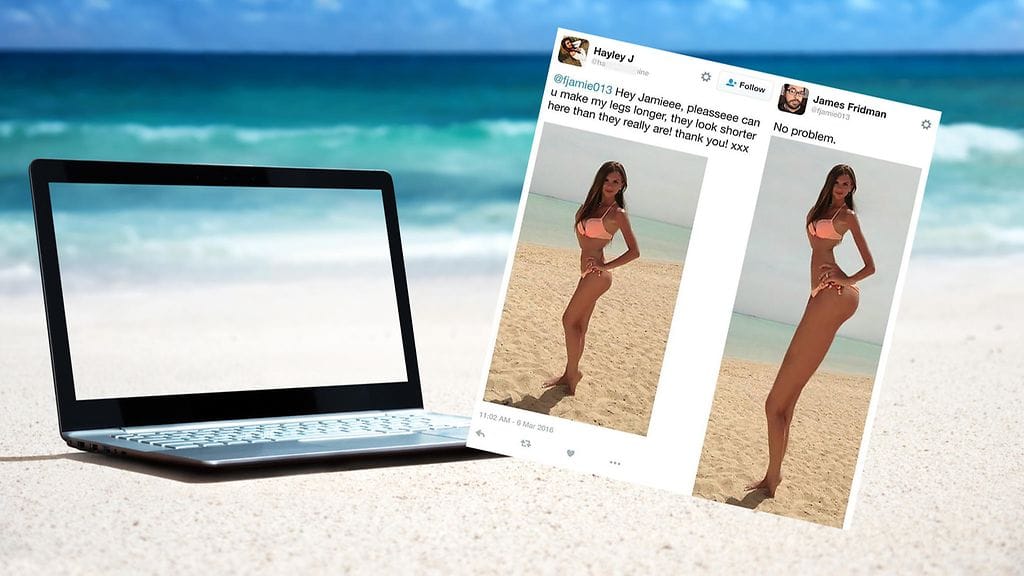 James Fridman muokkaa ihmisten kuvia pyynnöstä.