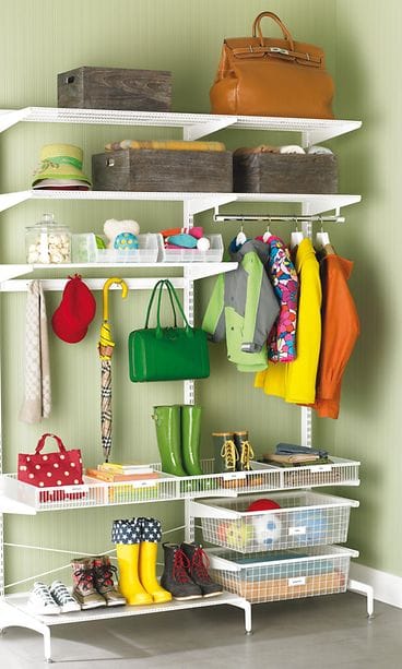 Elfa_Freestanding_Classic-white_Hallway