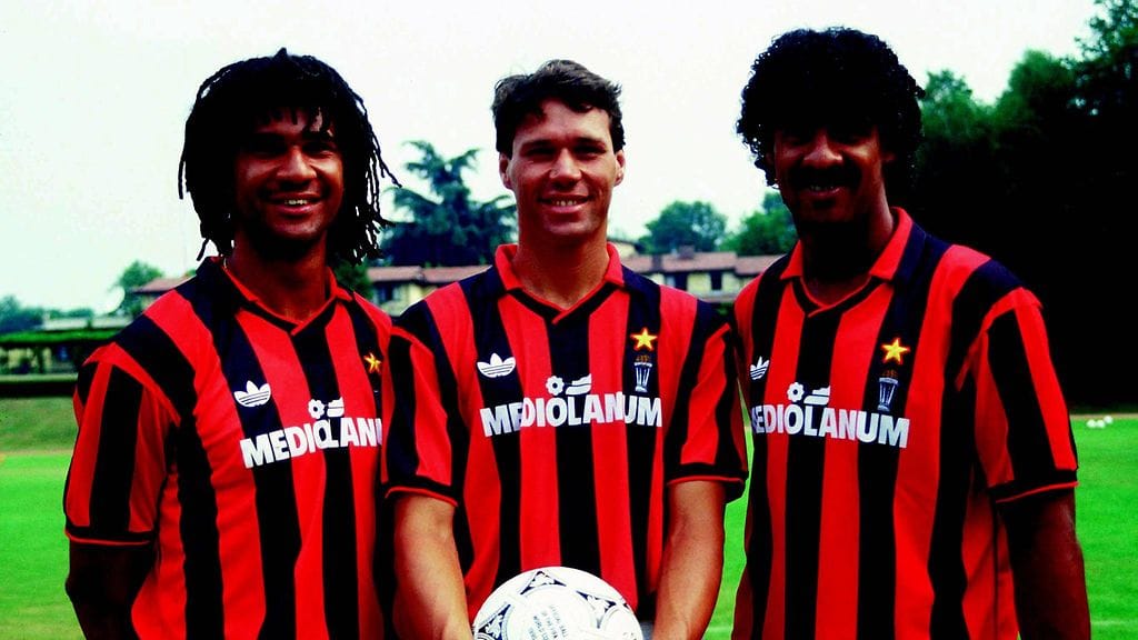 Marco Van Basten, Frank Rijkaard, Ruud Gullit, 1991