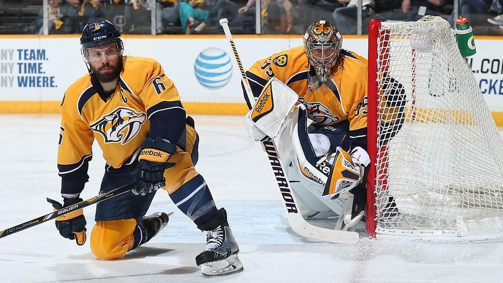 Shea Weber ja Pekka Rinne, Nashvillen alakerran tukipilarit.