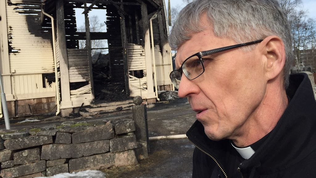 Kirkkoherra Timo Määttä ehti palvella kotikirkossaan 35 vuotta.