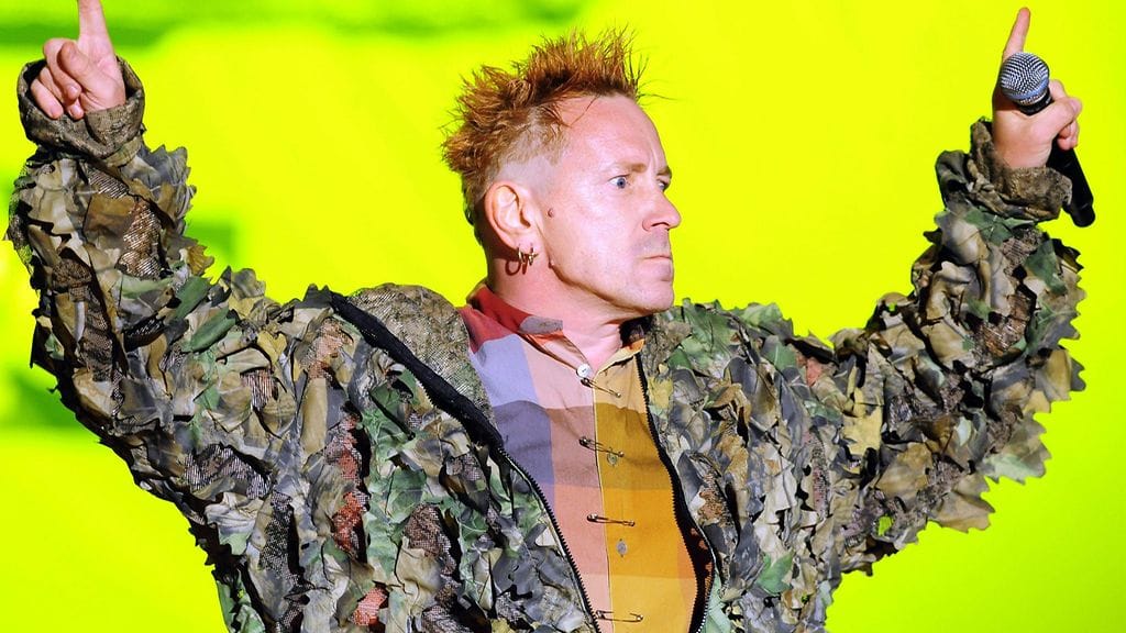Johnny Rotten kuvattuna vuonna 2008 Ranskassa Terres Neuvas -musiikkifestivaalilla.