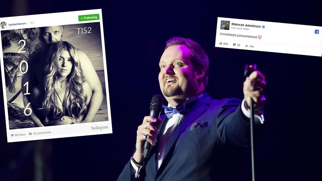 Sami Hedbergistä Timo Jutila, Toni Wirtanen Temptation Islandiin, Makwan Amirkhani hehkuttaa parisuhdeonnea... Pienet kuvat kaapattu Instagramista ja Facebookista.