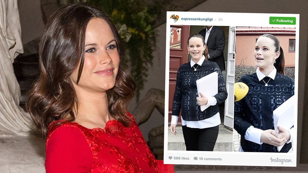 Prinsessa Sofia. Haastattelukuvat Expressenin Instagramista.