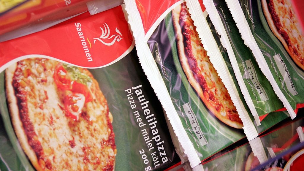 Saarioisten mikropizza roiskeläppä einespizza