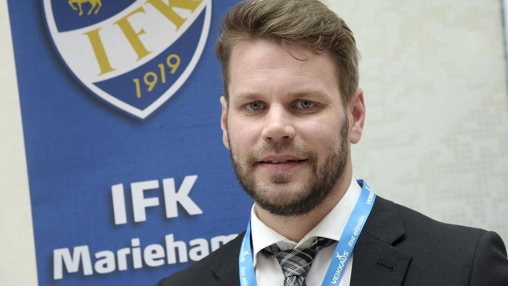 IFK Mariehamnin valmentaja Peter Lundberg.
