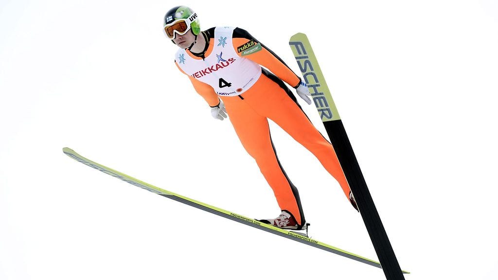 Hannu Manninen. Kuva varakilpailusta perjantailta.