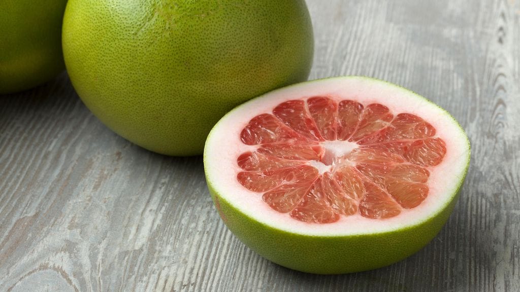 Onko pomelo jo sinulle tuttu sitrushedelmä?