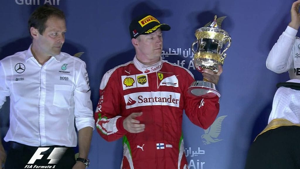 Kimi Räikkönen sai täydennystä palkintokaappiinsa.